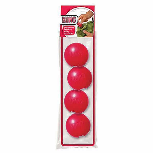 Kong Plush Squeakers  L kiegészítő csipogó 4 db