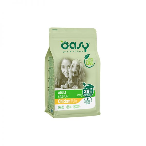 Oasy Dog Lifestage Adult Medium 12 kg