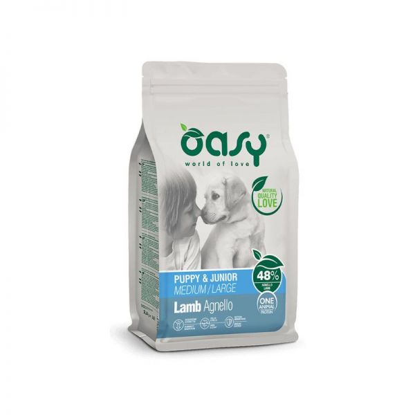 Oasy Dog OAP Puppy Medium/Large Lamb 2,5 kg