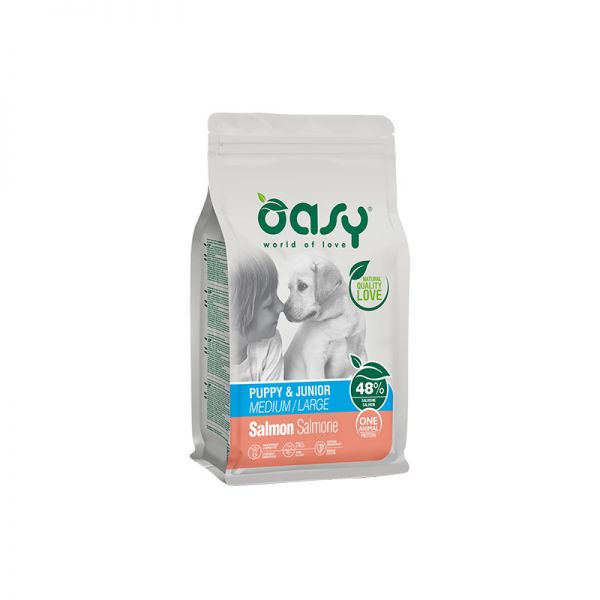 Oasy Dog OAP Puppy Medium/Large Salmon 2,5 kg
