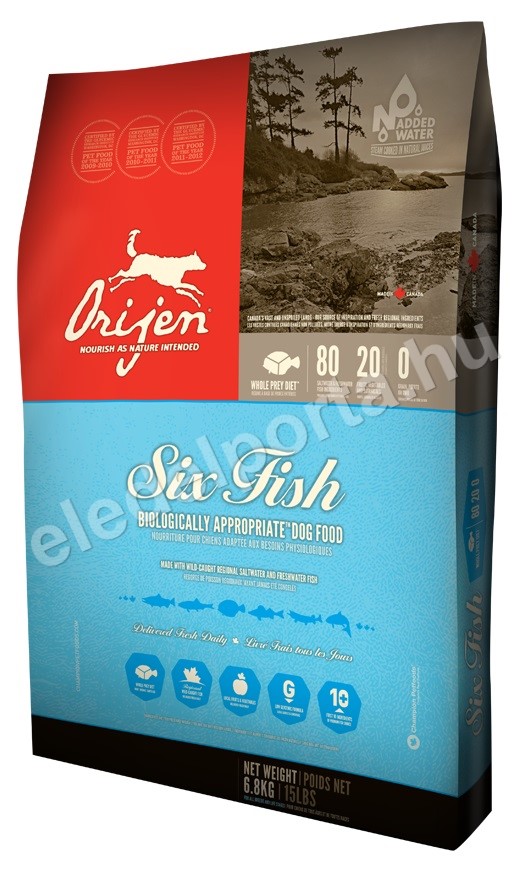 Orijen Six Fish Dog 4*11,4 kg