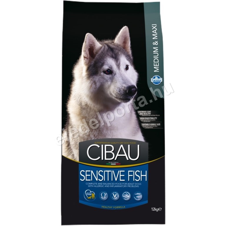Cibau Sensitive Fish Medium & Maxi 12 + 2 kg