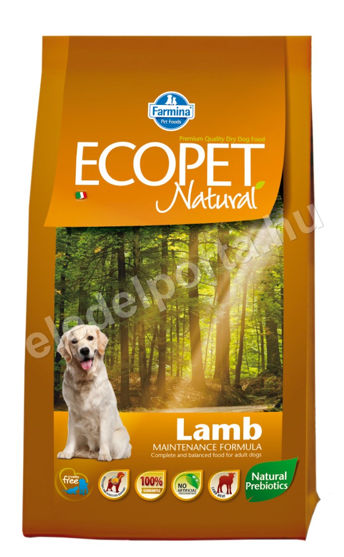 Ecopet Natural Adult Medium Lamb 2,5 kg