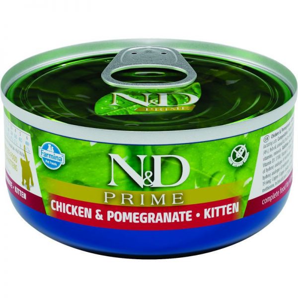 N&D Cat Kitten PRIME Chicken (csirke és gránátalma) 70 g