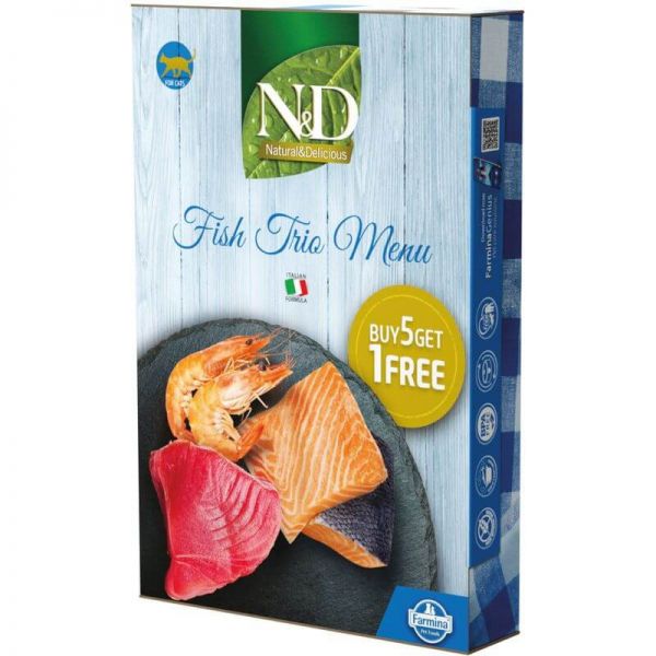 N&D Cat Fish Trio Menu 6x70 g