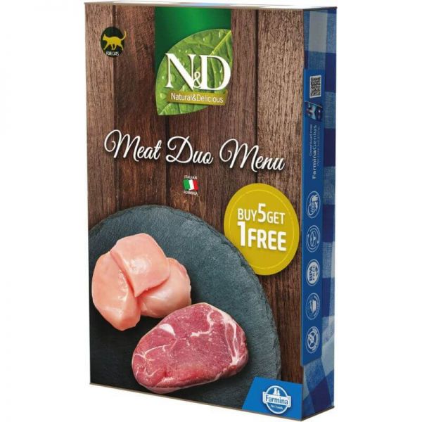 N&D Cat Meat Duo Menu 6x70 g