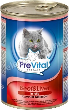 PreVital marha és máj zselében 415 g