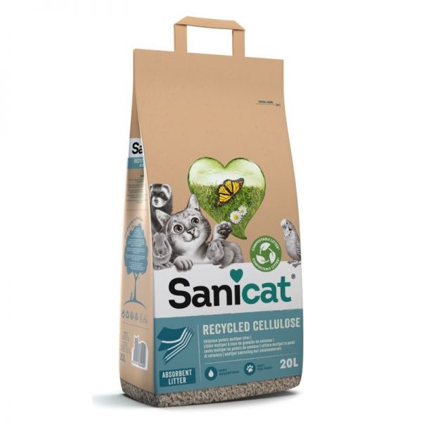 Sanicat Clean&Green cellulóz macskaalom 20 L