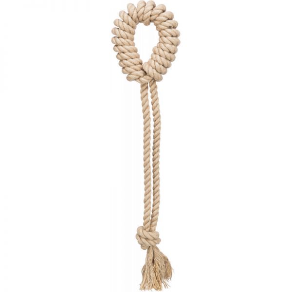 Trixie Rágókötél karikával 50 cm