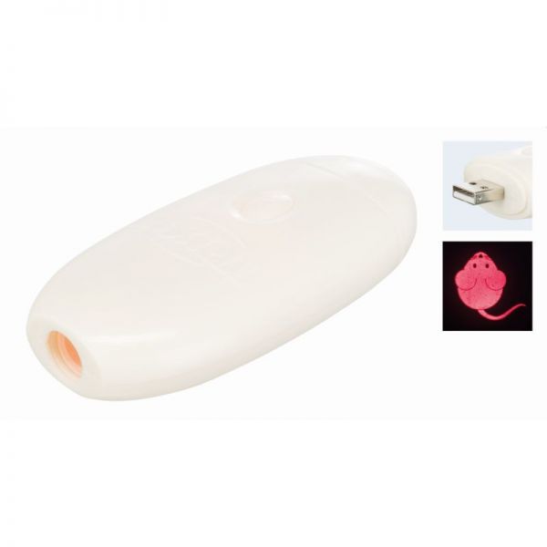 Trixie Led Lámpa Piros Fénnyel USB-s, 8,5 cm
