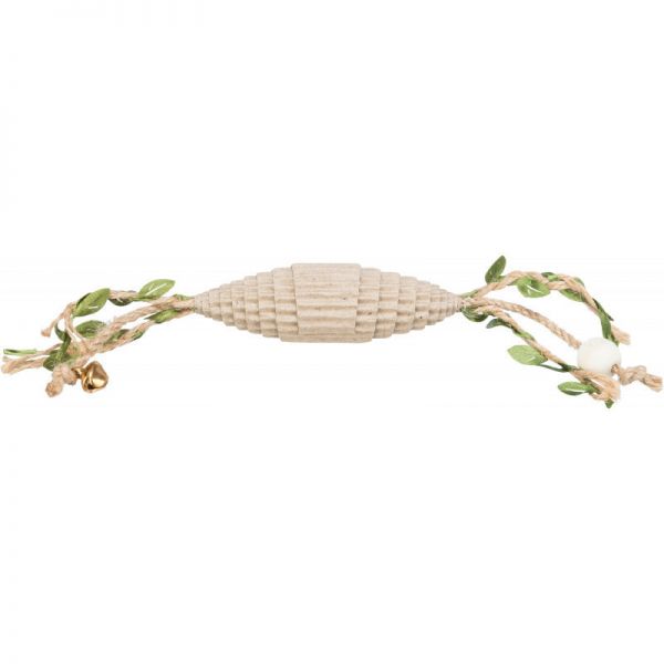 Trixie Karton Rugby labda kender kötéllel 24 cm