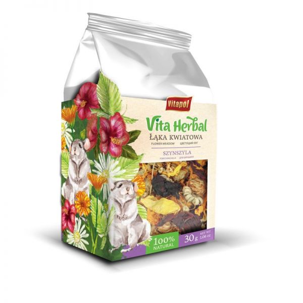 Vitapol Vita Herbal Csincsilla Réti Virágok 30 g