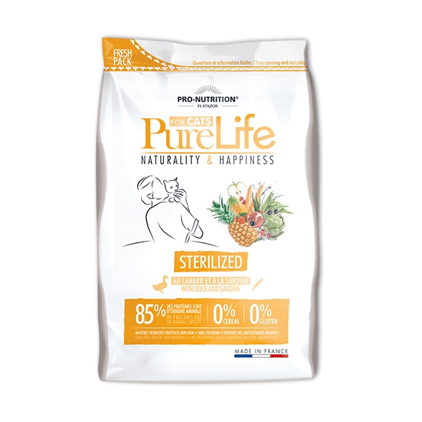 Flatazor Pure Life Cat Sterilized 8 kg
