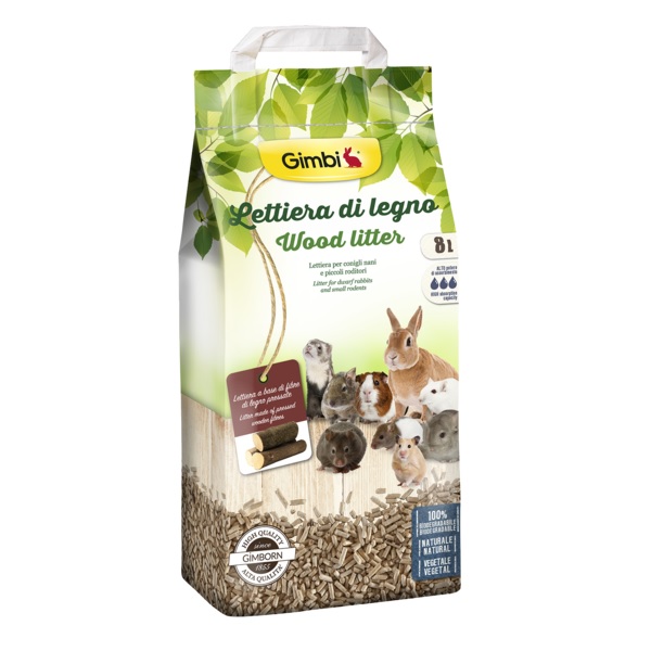 Gimbi Fa alapú rágcsálóalom (8 L)
