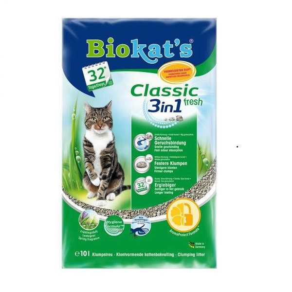 Biokat's Classic Fresh 3in1 macskaalom (10 L)