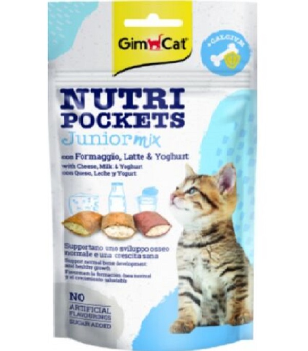 GimCat Snack Nutripockets Junior Mix 60 g