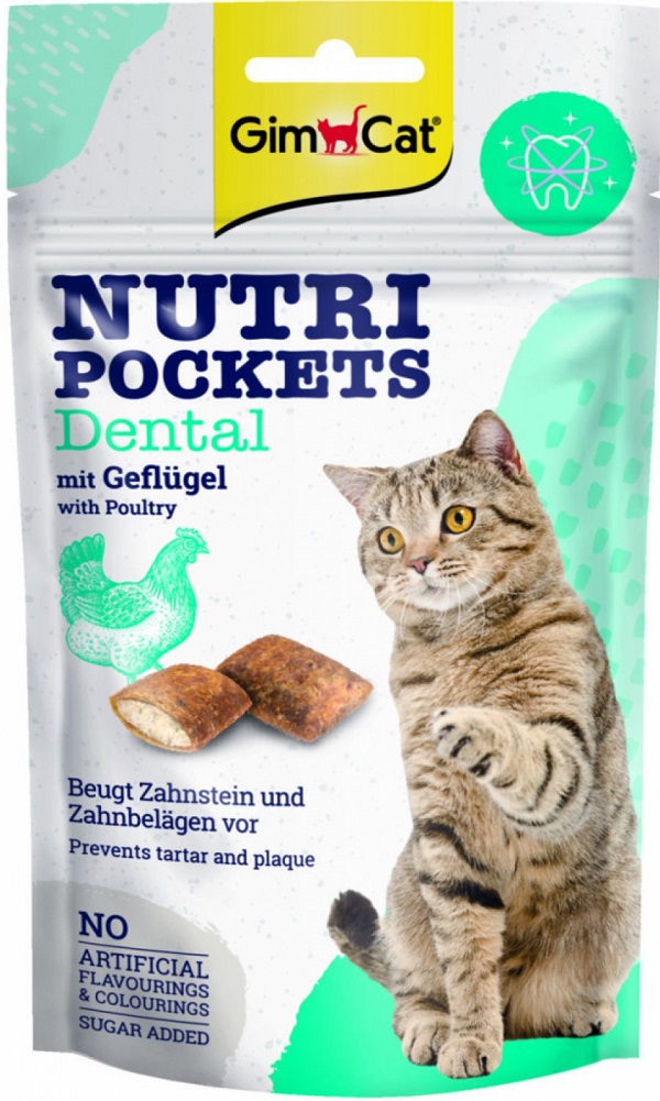 GimCat Snack Nutripockets Dental   60 g