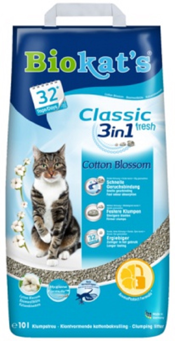 Biokat’s Classic Fresh 3in1 Cotton Blossom  10 l