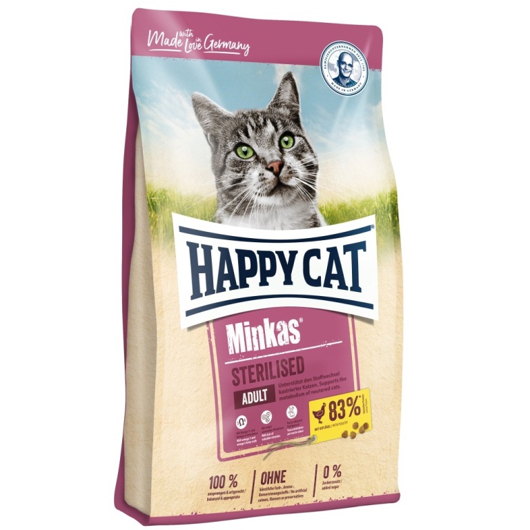 Happy Cat Minkas Sterilised Geflügel 10 kg