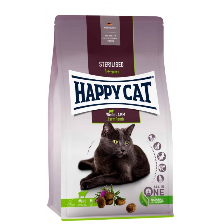 Happy Cat Sterilised Weide Lamm 10 kg