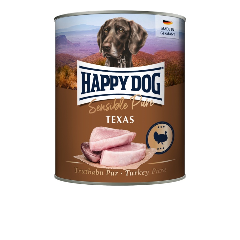 Happy Dog Sensible Pure Texas - Pulyka 6x800 g