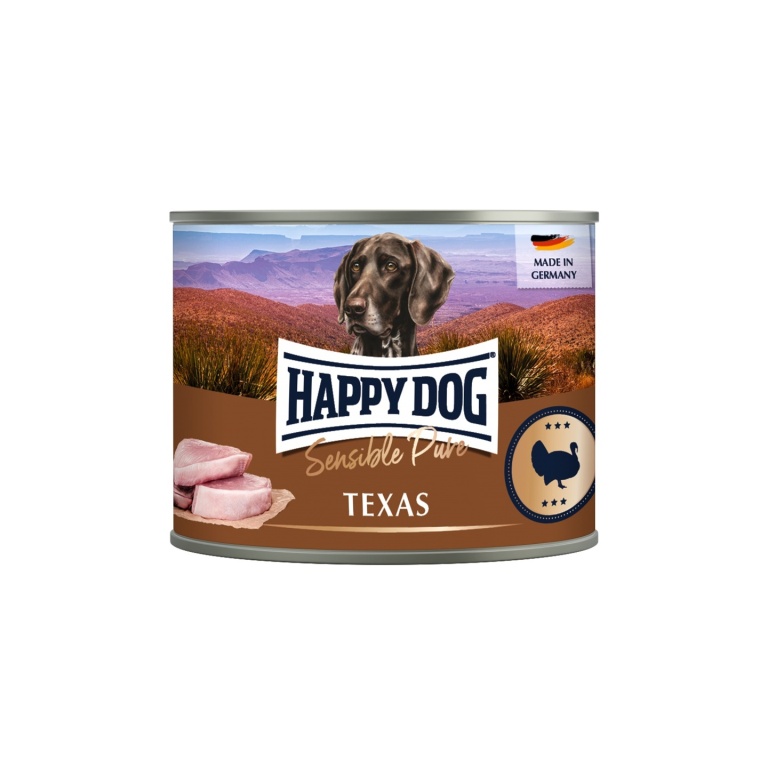 Happy Dog Sensible Pure Texas -  Pulyka 6x200 g
