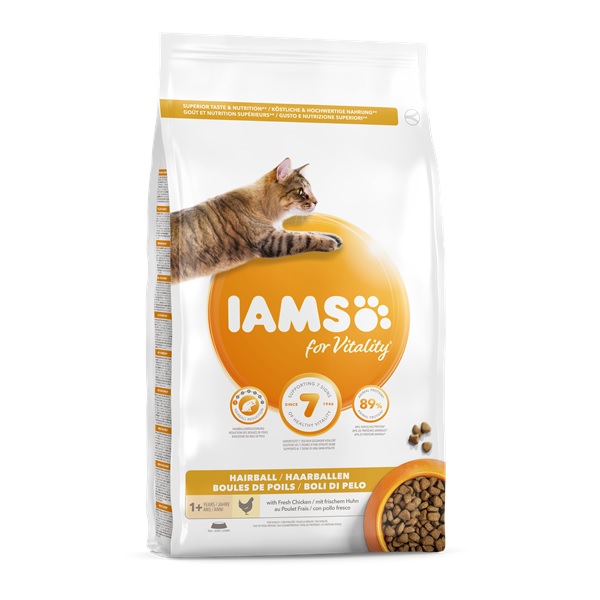 IAMS Cat Adult Hairball Chicken 2 kg
