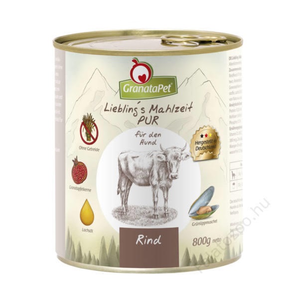 Granatapet Liebling's Mahlzeit beef PUR 6x800 g