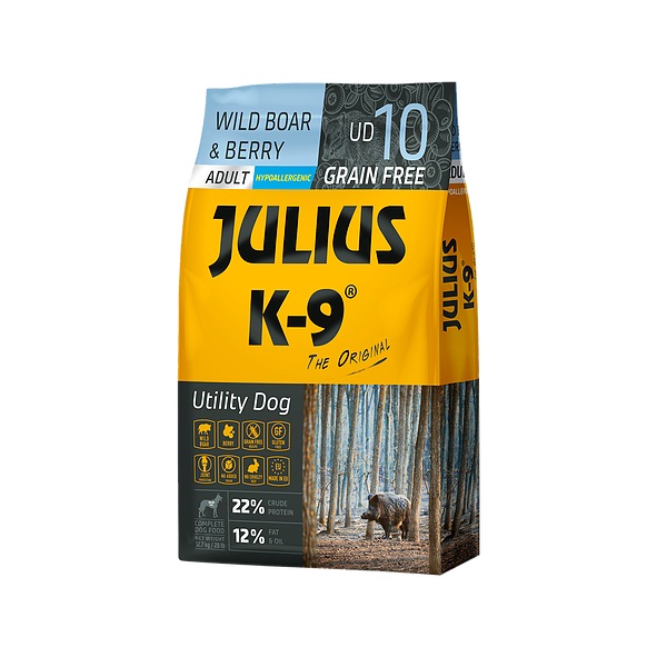 Julius K-9 Utility Dog Hypoallergenic Adult Wild Boar & Berry 3 kg