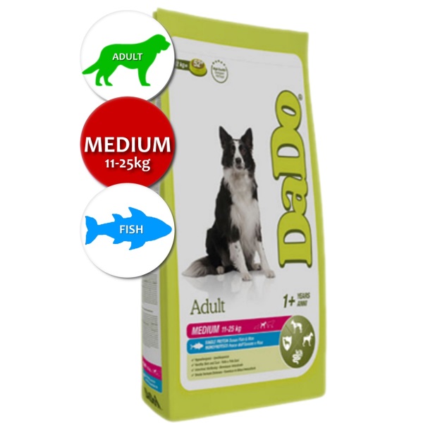 DaDo Adult Medium Breed Fish & Rice 20 kg