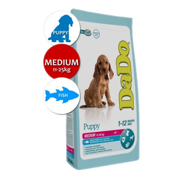 DaDo Puppy Medium Breed Fish & Rice 12 kg