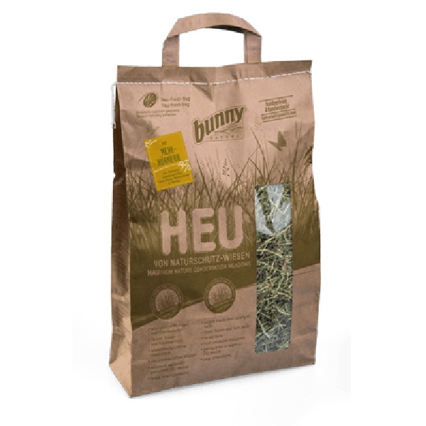 Bunny Nature Hay from nature conservation meadows- with mealworms