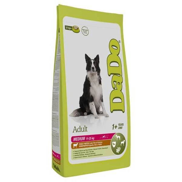 DaDo Adult Medium Breed Lamb & Rice 12 kg