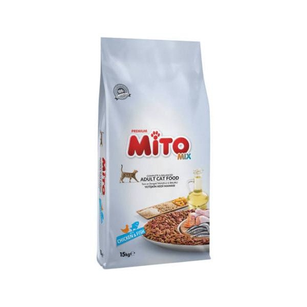 Mito Mix Color Cat Adult Chicken & Fish 15 kg