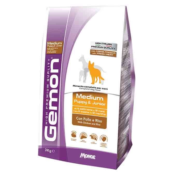 Gemon Medium Puppy & Junior Chicken & Rice 20 kg