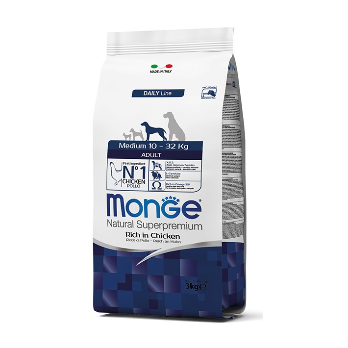 Monge Daily Line Medium Adult Chicken 12 kg