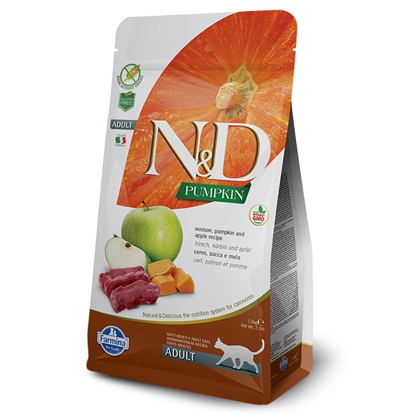 N&D Cat Adult PUMPKIN Venison - vadhús 1,5 kg