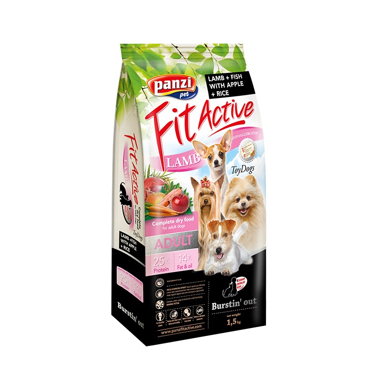 FitActive Adult ToyDogs Lamb & Fish 1,5 kg