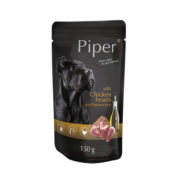 Piper Adult Chicken Heart & Brown Rice (csirkemáj-barna rizs) 150 g