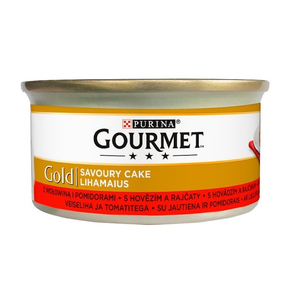 Gourmet Gold Savoury Cake marhával és paradicsommal 85 g