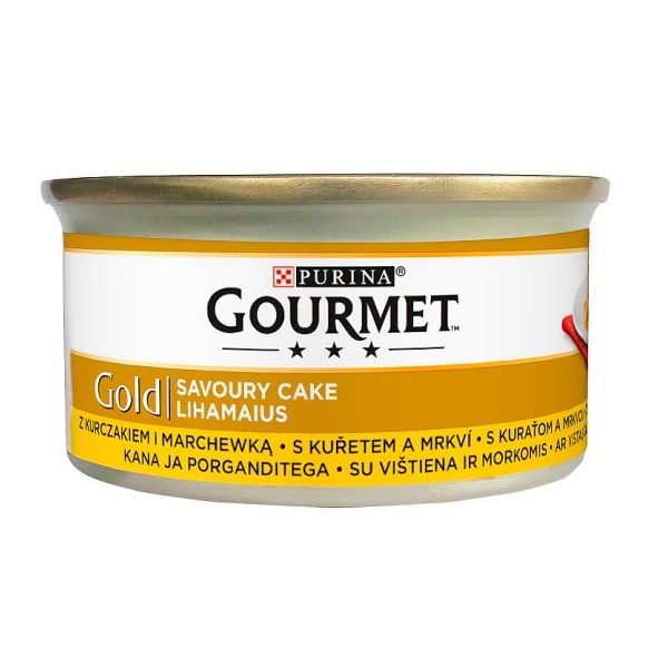 Gourmet Gold Savoury Cake csirkével és sárgarépával 85 g