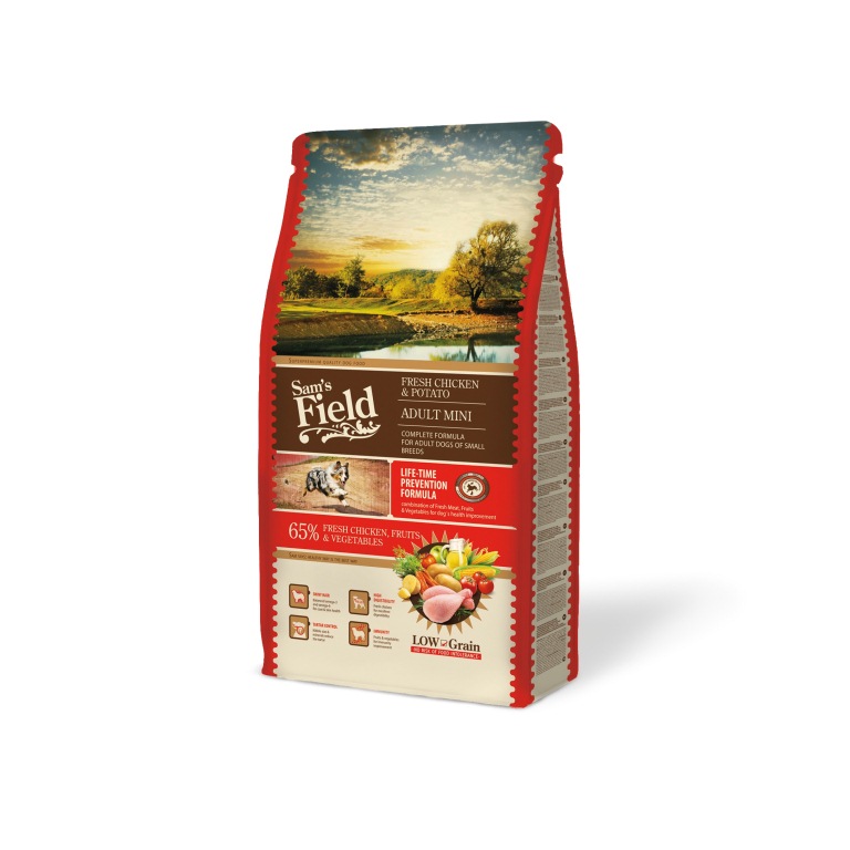 Sam's Field Low Grain Adult Mini Fresh Chicken & Potato 8 kg