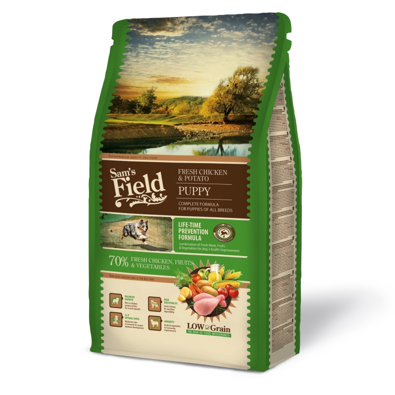 Sam's Field Low Grain Puppy Fresh Chicken & Potato 800 g