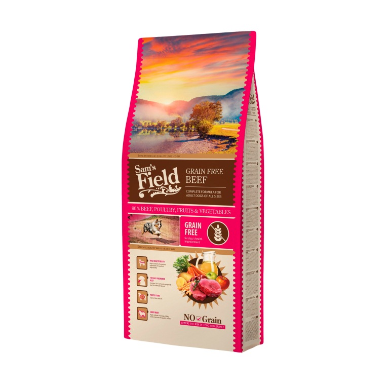 Sam's Field Grain Free Adult Beef 13 kg