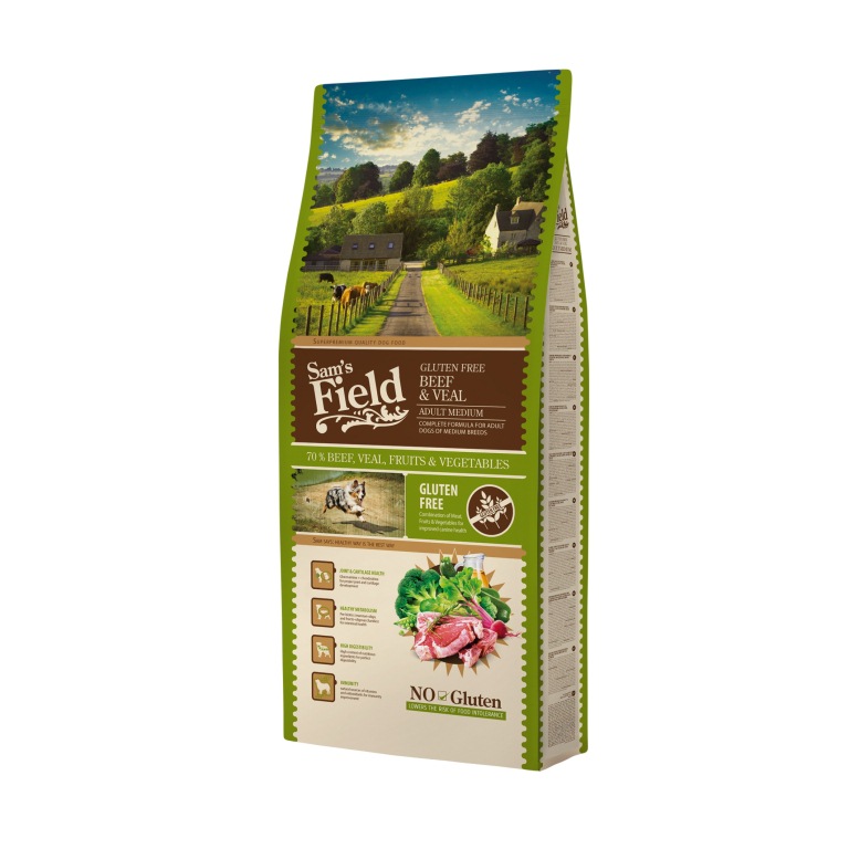 Sam's Field Gluten Free Adult Medium Beef & Veal (2x13 kg)