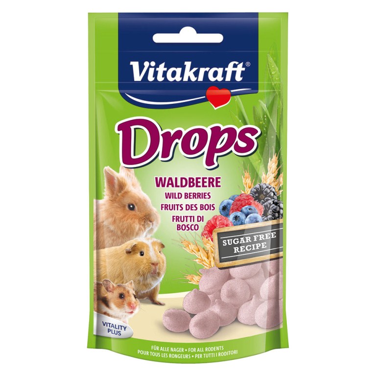 Vitakraft Drops Wild Berries - erdei gyümölcsös