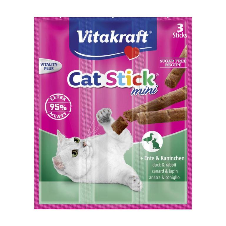 Vitakraft Cat Stick Mini - kacsa és nyúl (3 db)