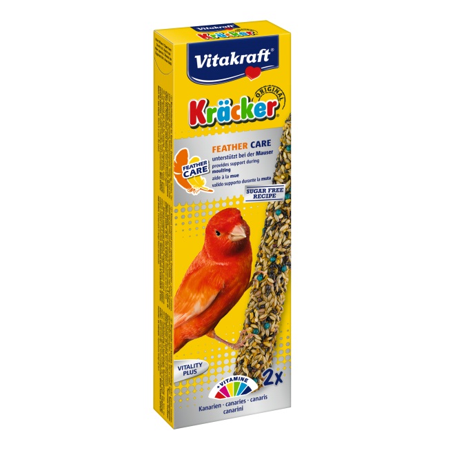 Vitakraft Kracker Feather Care - tollváltó kanárinak (2 db)