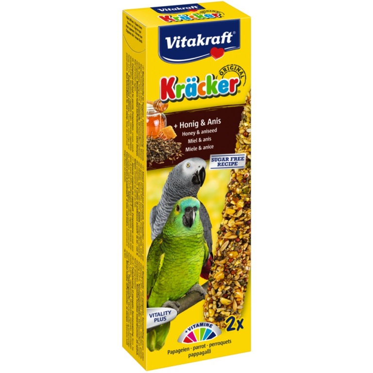 Vitakraft Kracker - méz és ánizs arapapagájnak (2 db)