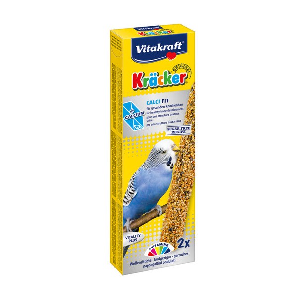 Vitakraft Kracker Calci Fit - kálcium fiatal hullámos papagájnak (2 db)